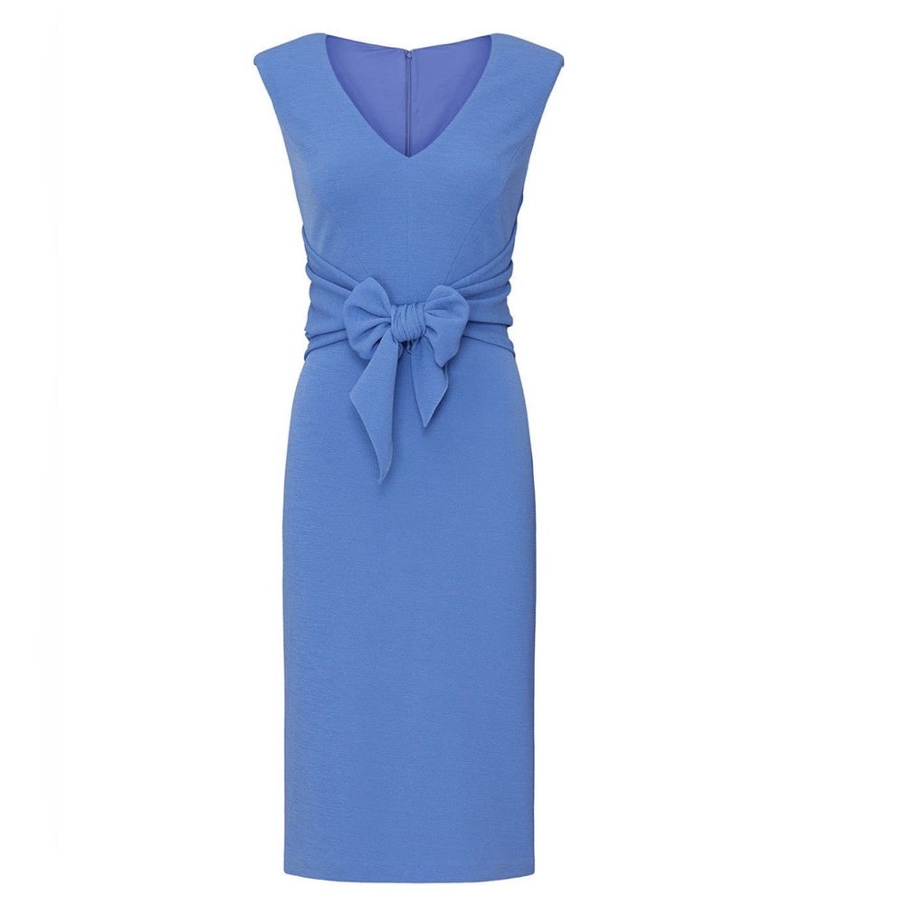 Adrianna Papell Knit Tie Front Sheath Dress Sz 4 MSRP $129